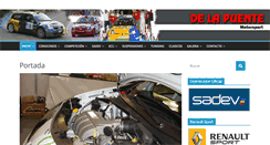 Desktop Screenshot of delapuentemotorsport.com